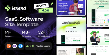 Lexend - Software, SaaS & Startup HTML5 Template