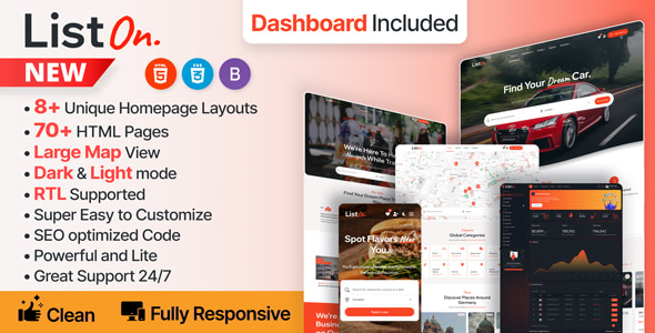 ListOn - Directory & Listing HTML Template ListOn - Directory & Listing HTML Template