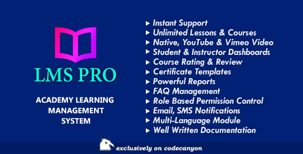 LMS Pro - Academy Learning Management System for Online Courses LMS Pro - Academy Learning Management System for Online Courses