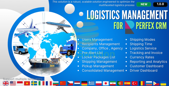 Logistics Management module for Perfex CRM Logistics Management module for Perfex CRM