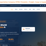 Logistics & Transportation Company HTML5 Template | Freight, Cargo & Supply Chain Website