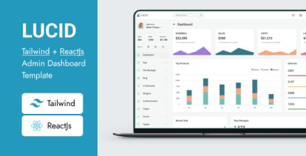 LUCID | Tailwind CSS React, HTML Admin Dashboard Template