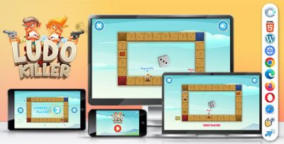Ludo Killer Game (Construct 3 | C3P | HTML5) Board Game