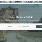 Luxury Travel & Tours HTML5 Template with Booking UI
