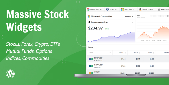 Massive Stock Widgets – Financial Market Plugin for WordPress Massive Stock Widgets – Financial Market Plugin for WordPress