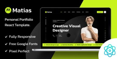 Matias - Personal Portfolio React Template
