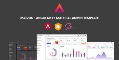 Matzon - Angular 17 Material Admin