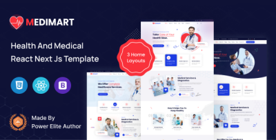 Medimart - Health And Medical React Next Js Template