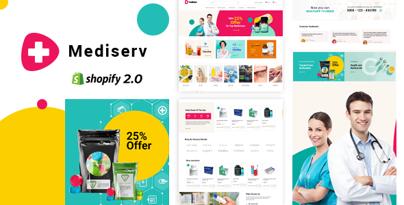 Mediserv - Medicine, Drug Store Shopify Theme Mediserv - Medicine, Drug Store Shopify Theme