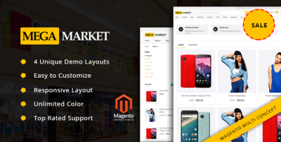 MegaMarket - Responsive Magento2 Theme