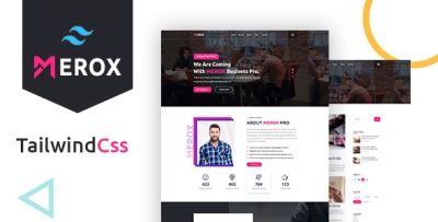 Merox - Corporate Tailwind CSS Template