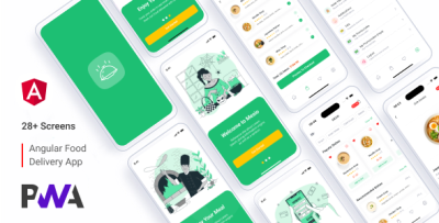 Mesio - Food Delivery App (Payload CMS + Angular PWA)