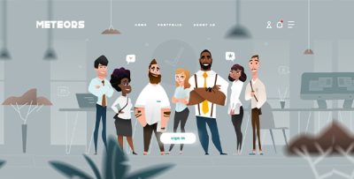 Meteors - agency System with Website