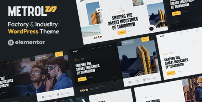 Metrol - Factory & Industry WordPress Theme
