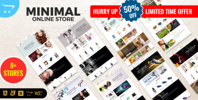 Minimal - Responsive OpenCart Theme