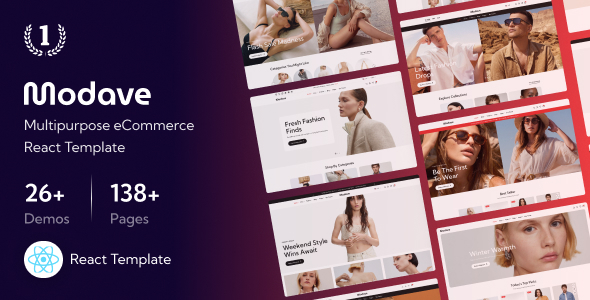 Modave - Fashion eCommerce React Template Modave - Fashion eCommerce React Template