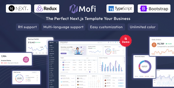 Mofi - React Nextjs Admin & Dashboard Template Mofi - React Nextjs Admin & Dashboard Template