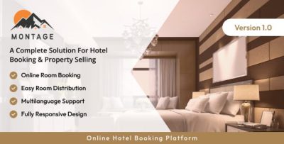 Montage -  Hotel Booking & Property Selling Solution