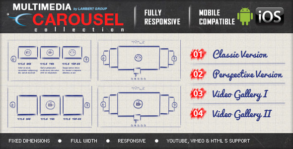 Multimedia Carousel with Image Video Audio Support Multimedia Carousel with Image Video Audio Support