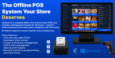 MyStock - Offline POS System for Windows - Point of Sale, Stock & Inventory Management