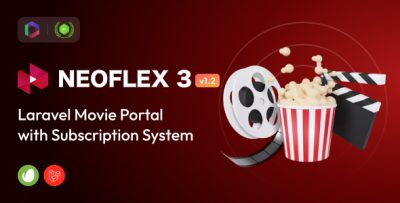 Neoflex 3 - Laravel Movie, Video, TV Series Streaming & Subscription Portal CMS