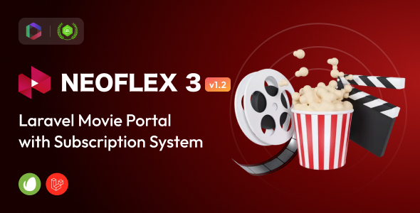 Neoflex 3 - Laravel Movie, Video, TV Series Streaming & Subscription Portal CMS Neoflex 3 - Laravel Movie, Video, TV Series Streaming & Subscription Portal CMS