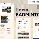 Net Sport - Badminton Academy & Sports Club WordPress Elementor Theme