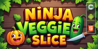 Ninja Veggie Slice Game - Fruit Ninja Style HTML5 & Android Game | Construct 3