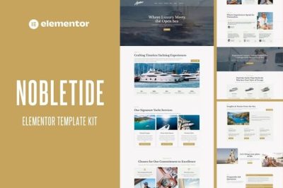 Nobletide - Yatch Boat Club Rental Elementor Template Kit