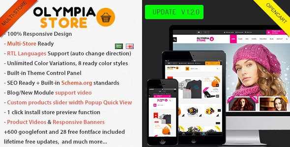 Olympia - Multi-Purpose Opencart Theme Olympia - Multi-Purpose Opencart Theme