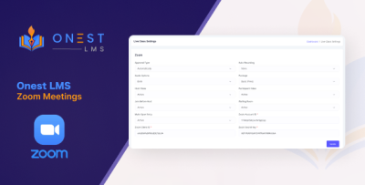 Onest LMS - ZoomMeeting Addon - Seamless Video Conferencing and     Collaboration