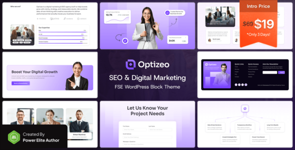 Optizeo - SEO & Digital Marketing FSE WordPress Block Theme Optizeo - SEO & Digital Marketing FSE WordPress Block Theme
