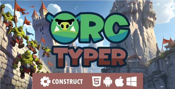 Orc Typer - HTML5 Mobile Game Orc Typer - HTML5 Mobile Game