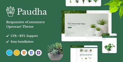 Paudha - Responsive OpenCart Theme