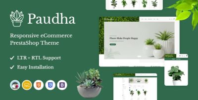Paudha - Responsive PrestaShop Theme