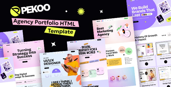 Pekoo – Agency Portfolio HTML Template Pekoo – Agency Portfolio HTML Template