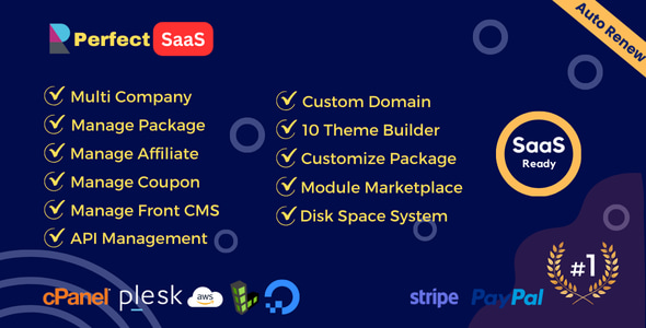 Perfect SaaS - Powerful Multi-Tenancy Module for Perfex CRM Perfect SaaS - Powerful Multi-Tenancy Module for Perfex CRM