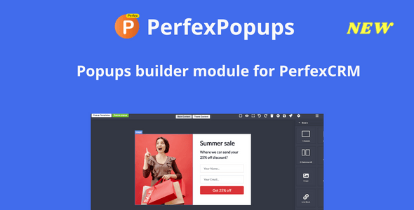 PerfexPopup - Popups builder for PerfexCRM PerfexPopup - Popups builder for PerfexCRM
