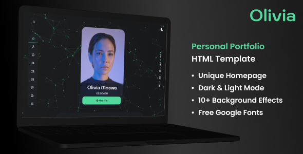 Personal Portfolio HTML Template - Olivia Personal Portfolio HTML Template - Olivia