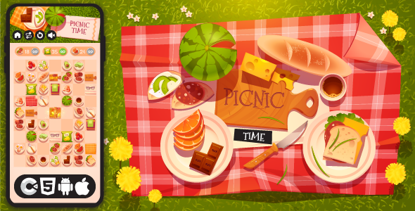 Picnic Time - Merge Party HTML5 Game, Construct 3 Picnic Time - Merge Party HTML5 Game, Construct 3