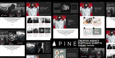 Pine - Creative Agency & Portfolio Script Theme