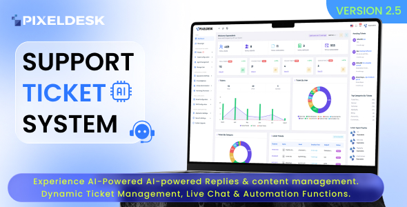 PixelDesk - Support Ticket System With OpenAI PixelDesk - Support Ticket System With OpenAI