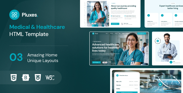 Pluxes - Medical Clinic & HealthCare HTML Template Pluxes - Medical Clinic & HealthCare HTML Template
