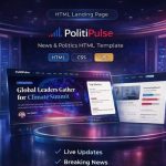 PolitiPulse | News | Politic | Landing Page Templates