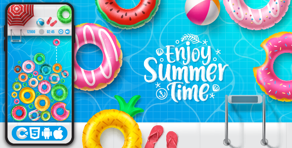 Pool Party - HTML5 Game, Construct 3 Pool Party - HTML5 Game, Construct 3