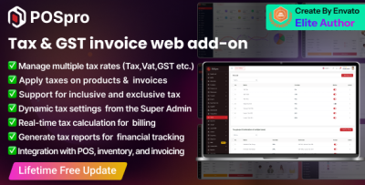 POSpro - Tax & GST Invoice web Add-on