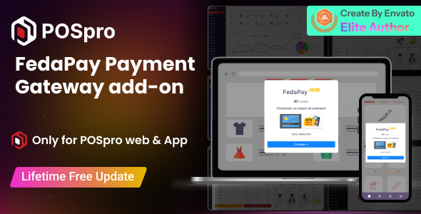 POSpro – Fedapay Payment Gateway Add-on POSpro – Fedapay Payment Gateway Add-on