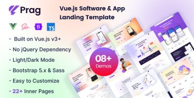 Prag - App Landing Vuejs Template