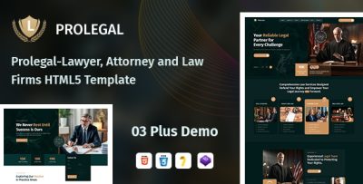 ProLegal - Lawyer, Attorney & Law Firm HTML5 Template