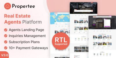 Propertee - Real Estate Agents Platform